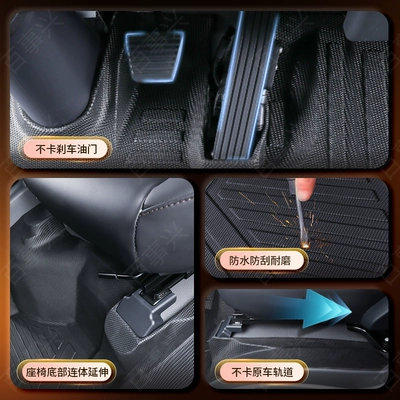 full-coverage TPE floor mats for — Modelə uyğun ayaqaltı