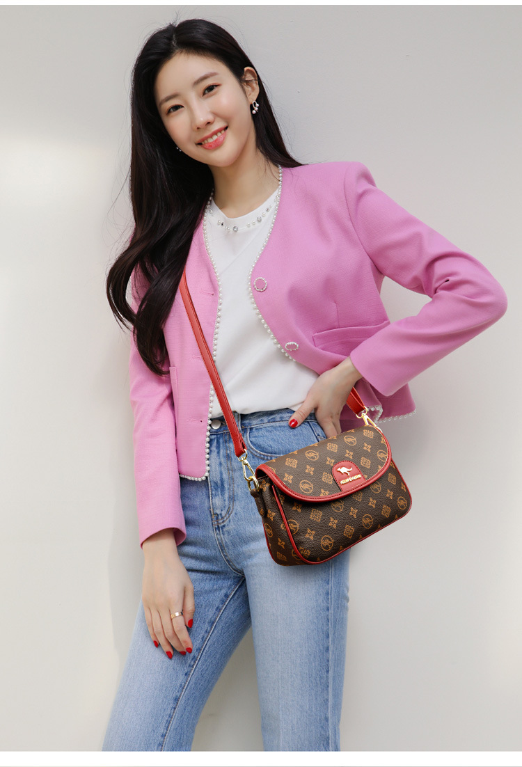 2024 Herbst Neue Damentasche Einzelne Schulter Crossbody Gedruckt Mode Vielseitig Koreanische Version 6069_voghion.com