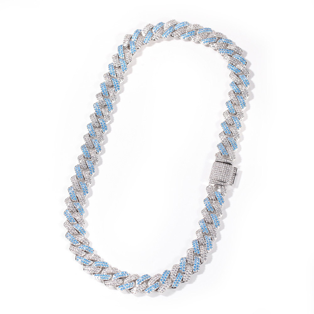 129g Weight Zircon Inlay Material Bracelets, Necklace Classification 1 Piece Quantity Daily, Street Occasion Copper Material Geometric Pattern Men's Gender Inlay Design Hip-Hop Style Hip-hop Geometric Copper Inlay Zircon Bracelets Necklace 2