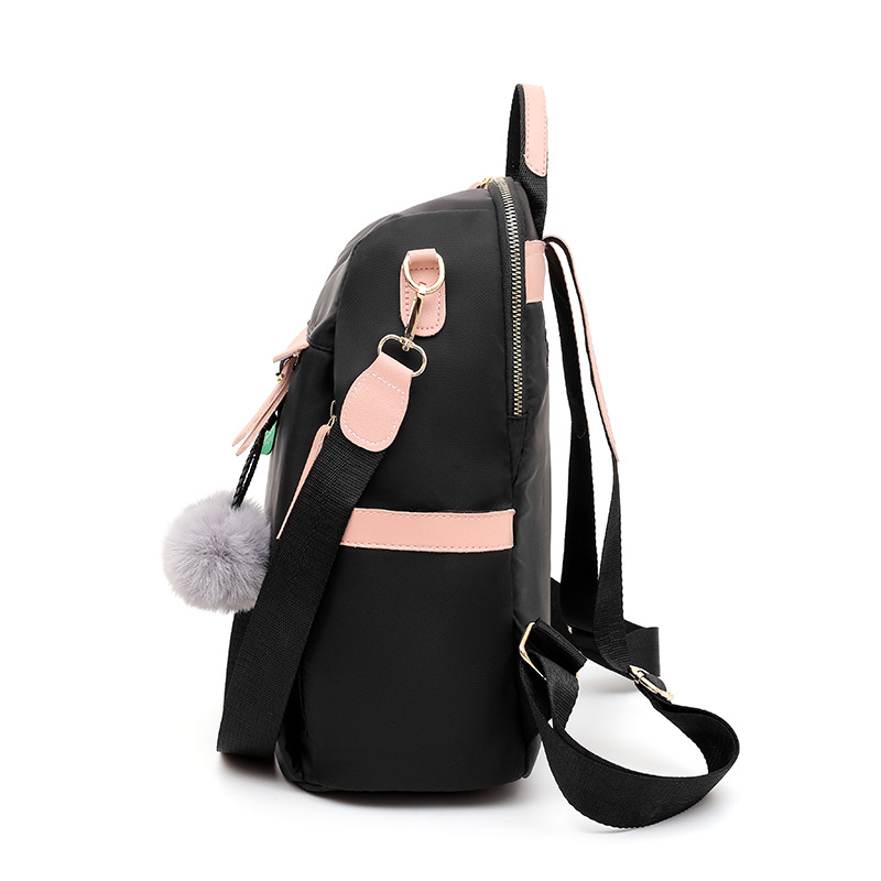 Bolsos para mujer 2023 nueva mochila de tela Oxford para mujer casual moda contraste color mochila multifuncional mochila escolar al por mayor