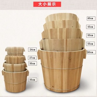 Bucket Rice Small Wooden Barrel Steamed Rice Steamed Seed Fir Zhengzi Steamed Seed Bamboo Bamboo Steamer Steamed Lattice Wooden Rice Barrel
