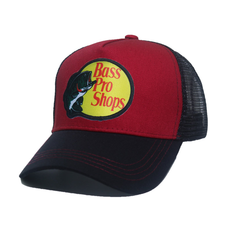 Cappello da baseball con animali Cappello con lingua d'anatra ricamato con ardiglione di pesce persico Cappello estivo per protezione solare in rete per animali da cartone animato per uomo e donna_voghion.com