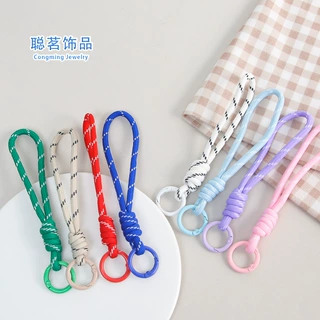 花边手机挂绳百搭创意手机壳手工编织绳可拆吊绳饰品挂饰挂件批发