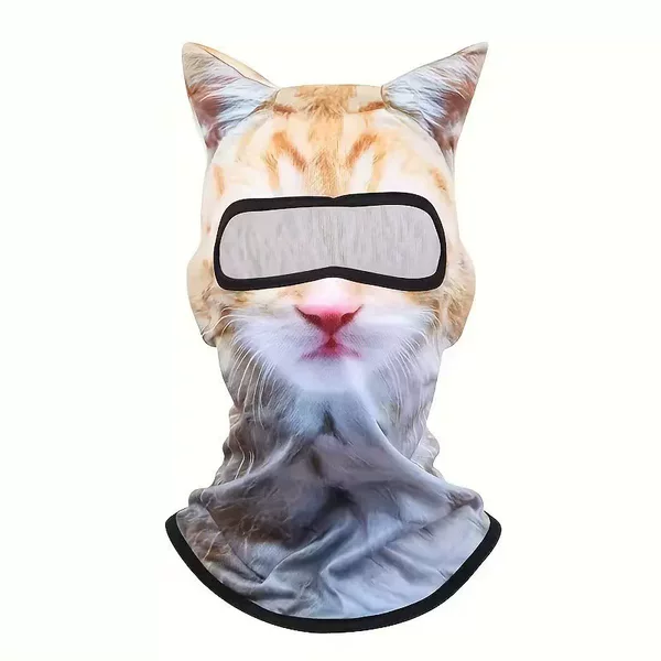 Cross-Border Animal 3D Balaclava Hat for Sports, Skiing, and Cycling, Funny Mask with Cross-Border Labeling, One-Piece Dropshipping