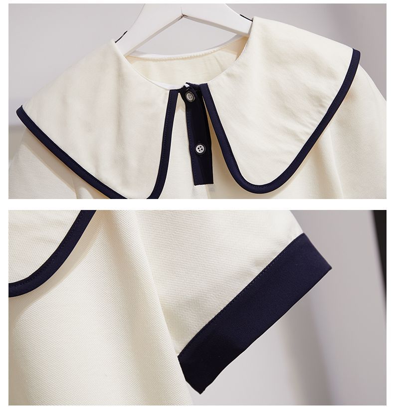 Girls' College Style Two-piece Set For Summer Leisure Outfits_voghion.com