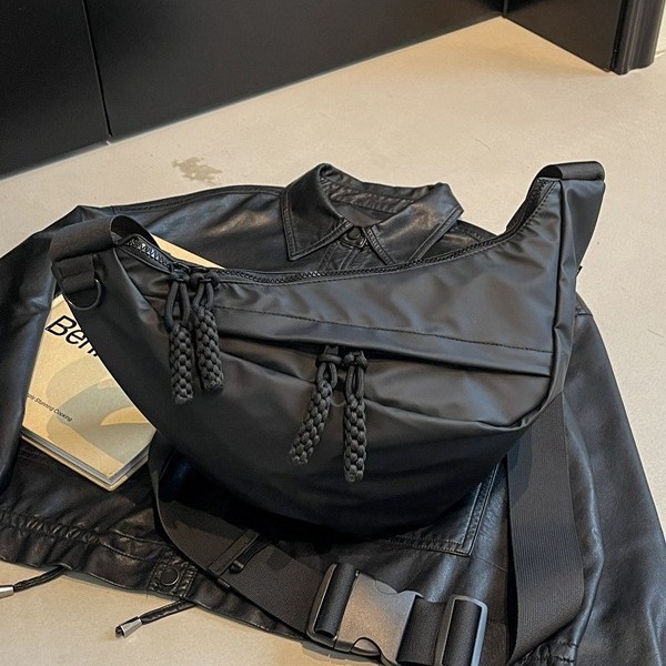 Borsa a tracolla da donna di strada, alla moda, versatile, con membrana, borsa a tracolla, a forma di gnocco_voghion.com