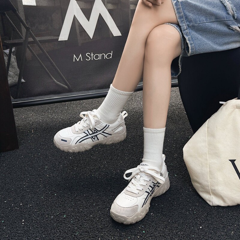女孩运动鞋2025秋季新款中大童软底德训鞋时尚儿童鞋子休闲小白鞋|undefined