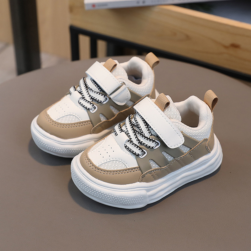 Vårnya Barnsport Pojkar Casual Board Flickor Baby Andas Mesh Upplösta Skor 1-6 år gamla_voghion.com