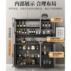多功能餐邊櫃客廳輕奢櫃高級感廚房櫥櫃柜子現代靠牆儲物櫃帶櫃門