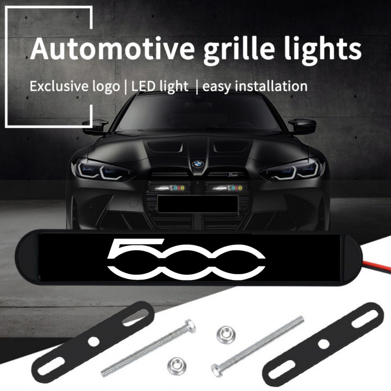 Nuevo automóvil parrilla delantera colorida lámpara de red media LED CAMRY / VIOS luz diaria universal lámpara de red media pequeña