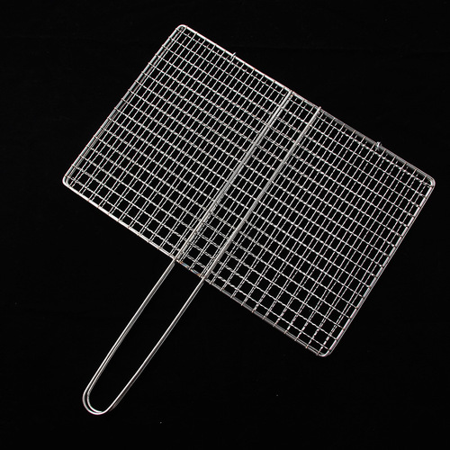 Wholesale grilled fish clips stainless steel barbecue clips vegetable clips barbecue clips stainless steel mesh barbecue mesh non-magnetic thickened mesh