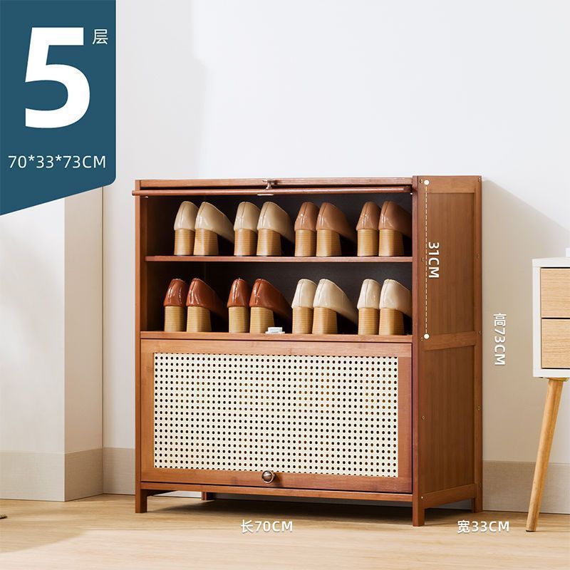 Fábrica directa puerta doméstica almacenamiento interior de gran capacidad ahorrar espacio gabinete de zapatos simple a prueba de polvo dormitorio de alquiler de vivienda