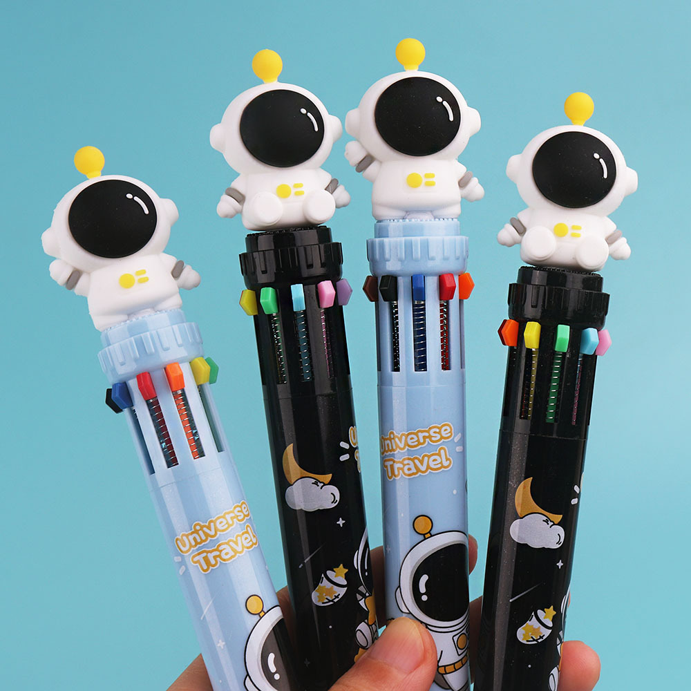 12 bolígrafo creativo 12 colores multifunción bolígrafo de color estudiantes bolígrafo multicolor bolígrafo atómico NaYou