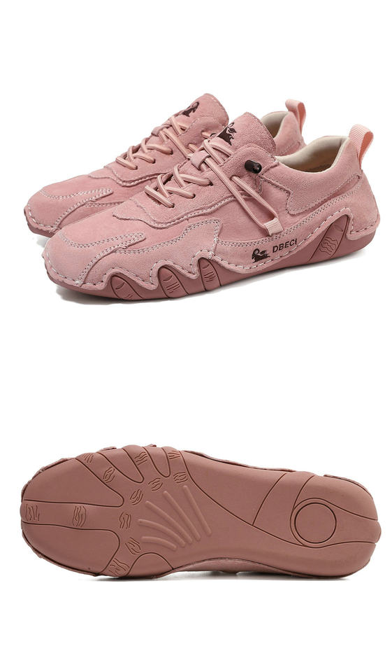 Giày thể thao da thật unisex cổ thấp mũi tròn, đế cao su, phong cách năng động — 662-3 mặt Da Màu Hồng, 662-3 mặt da màu cát, 662-3 mặt da màu nâu, 662-3 mặt da màu xám chi tiết 47