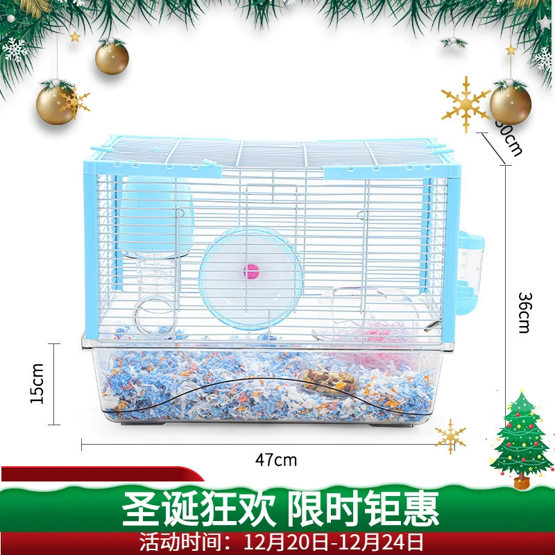 Золотой медведь хомяк 60 базовая клетка полностью прозрачная акрилская вилла 47 комплектов большого пространства