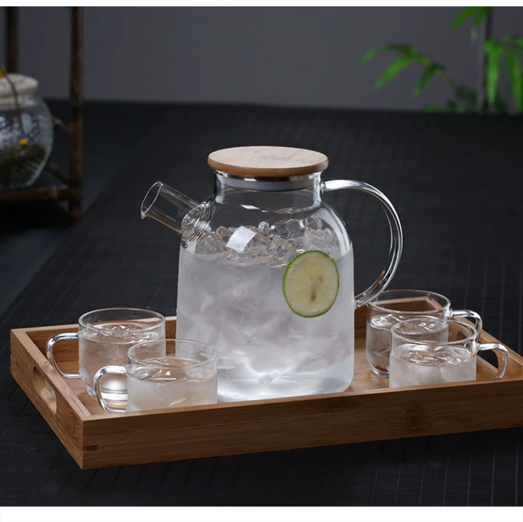 Glass teapot, capacious flavored tea, style