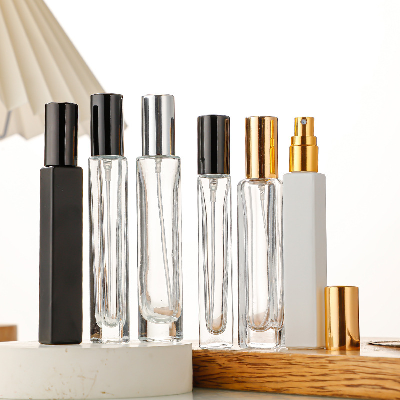 Transparent square perfume