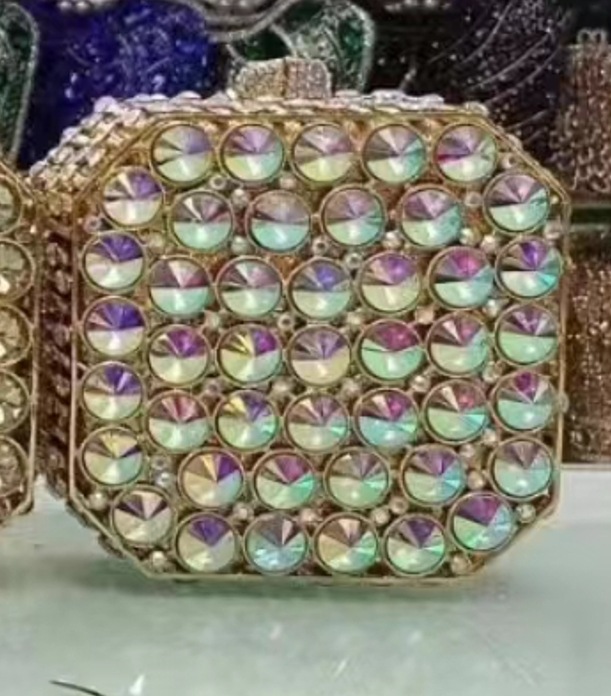 Selección estricta de bolsas de cena de diamante de diamantes transfronterizas bolsas de mano de banquete bolsas de mujer Rhinestone clutchbag
