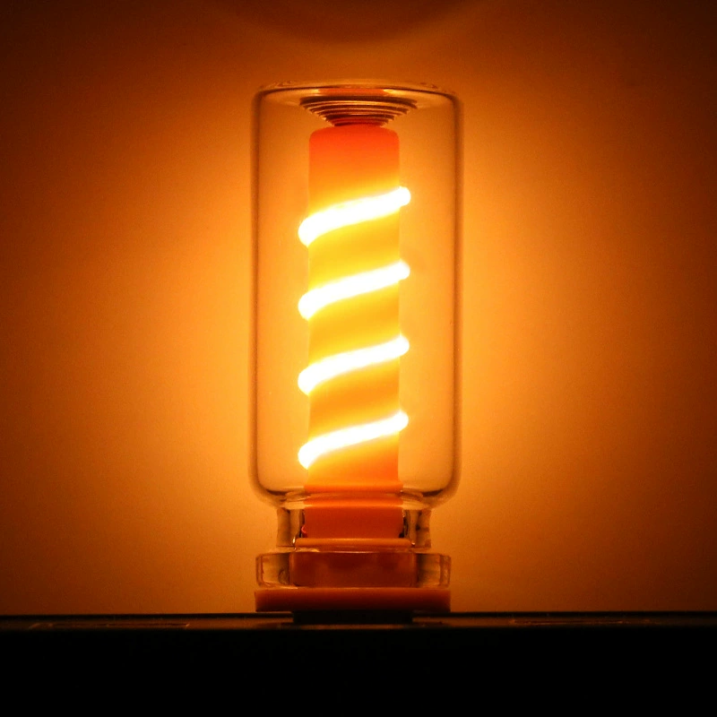 RX9003 прозрачный сенсорный USB-прищадительный ночник с многоцветной LED-атмосферой на боковом правом краю