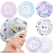 新款环保成人女防水浴帽防油烟PVC花边厂家直销批发零售 可爱头套