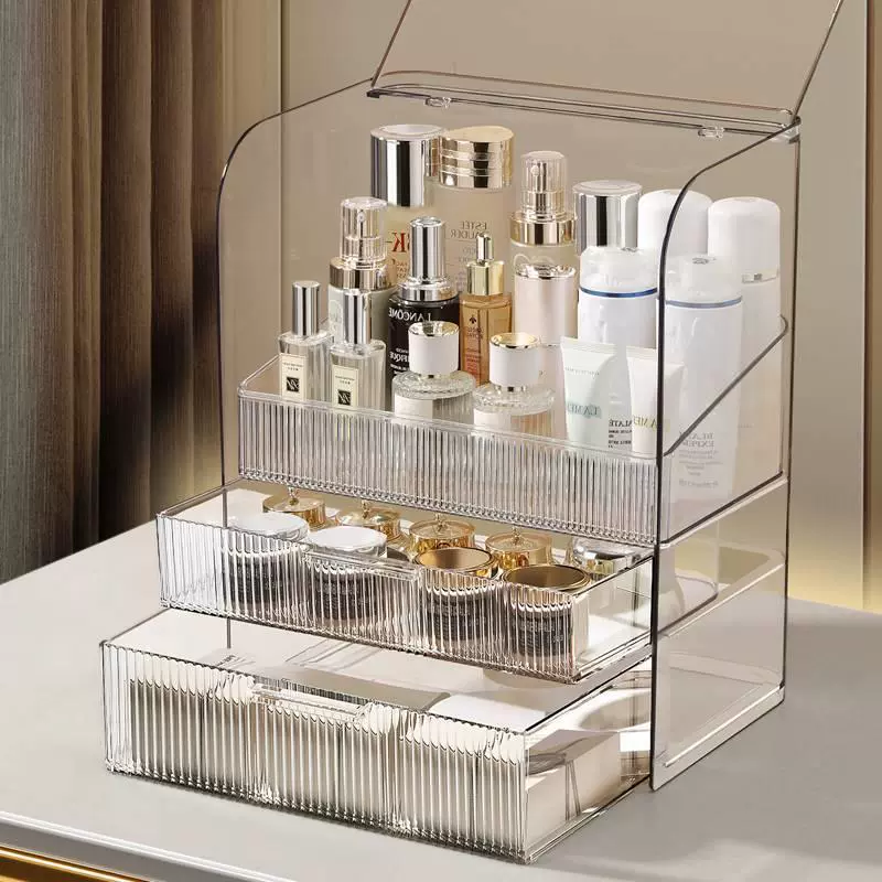 COSMETIC Storage Box Brush Holder Container Makeup Organize1