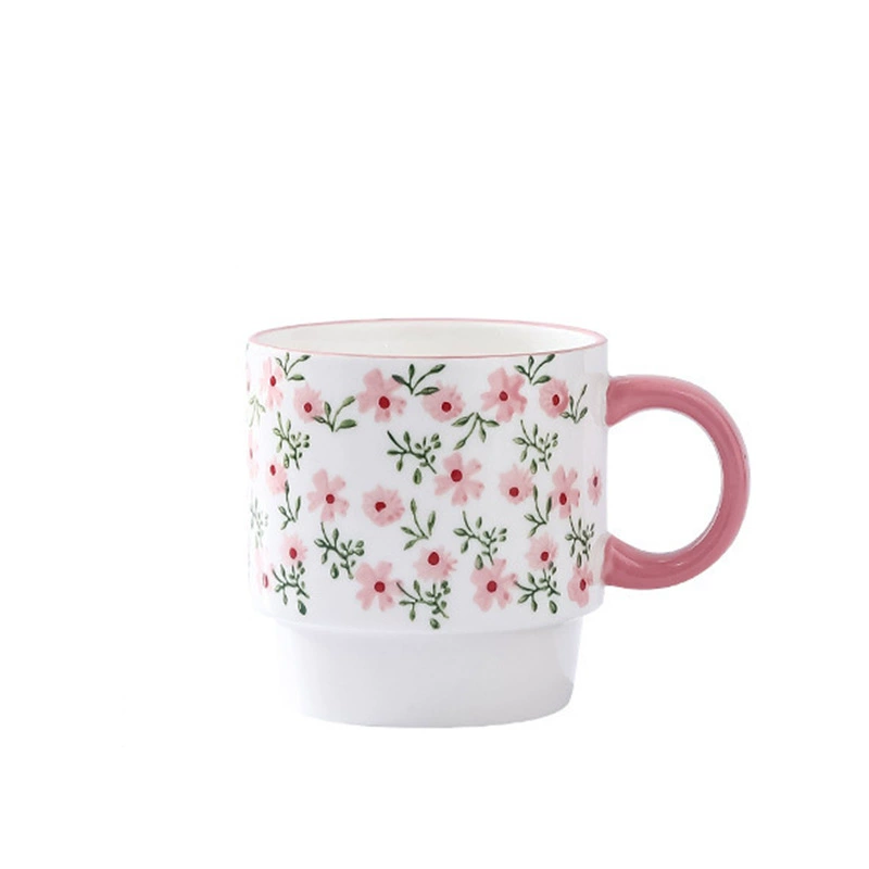 Керамическая чашка для чая и кофе из декоративной охоты Jingdezhen с подглазурной окраской, просто украшение