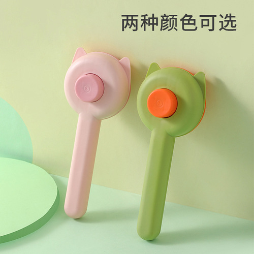 Pet Supplies Amazon New Stainless Steel Pet Needle Comb Self-Cleaning Cat Comb Floating Hair Pet Comb