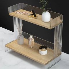 アクリルデスクトップ棚化粧台化粧品収納棚家庭用コップカップコーヒーカップ展示棚
