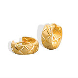 Брендовые минималистичные глянцевые модные универсальные серьги, в корейском стиле