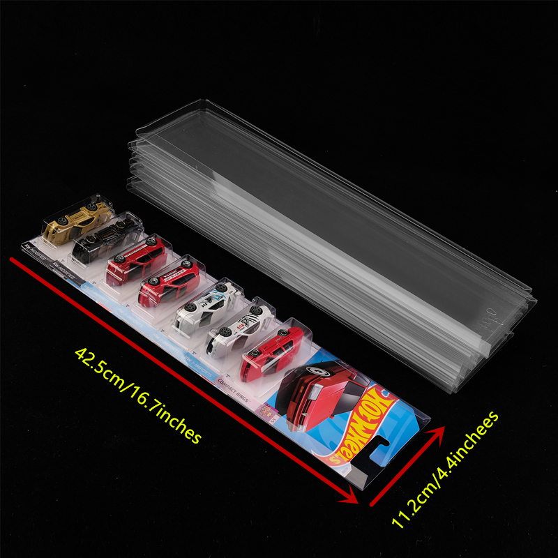 Hot Wheels Duomica Matchbox Protección de modelo de coche de pequeña proporción Caja de almacenamiento de pantalla de polvo de PVC de alta transparencia plegable