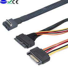 PCIE Oculink SFF 8611 4I 90���DU.2 SAS SFF 8639+15P SATA����