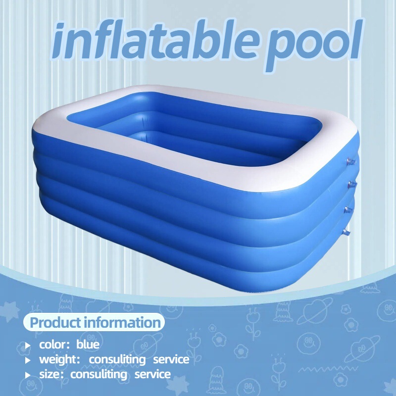 Inflatable Swimming Pool Home Outdoor Thickened Children's Adult Baby Large Folding Bath Bucket Pool