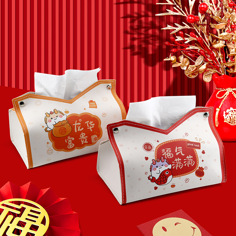 Nueva caja de pañuelos de cuero para sala de estar, bonito soporte para pañuelos para el hogar, caja de pañuelos para coche, caja de almacenamiento de pañuelos impermeable