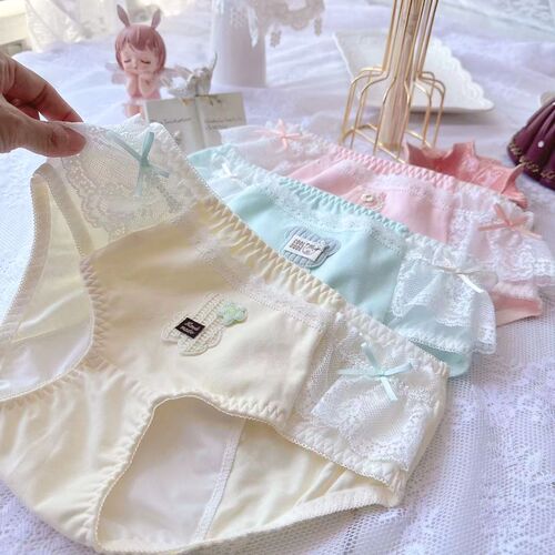 Long-term Japanese pure cotton all-cotton mid-rise sanitary pad period day and night anti-leak physiological underwear for women, can hold warm pads