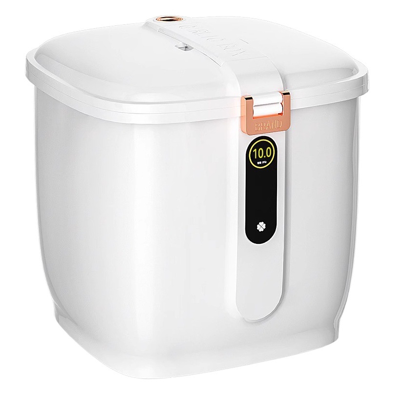 Barril de arroz repelente de insectos doméstico sello de humedad almacenamiento caja de harina de arroz enlatado caja de almacenamiento de arroz de grado alimenticio