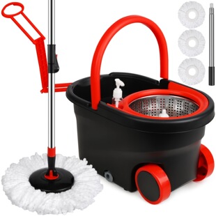 C 9873 Lazy Rotating Mop Bucket Wet Dry Use �������D�ϰ�