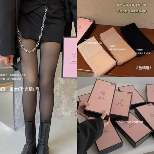 South Korea Dongdaemun light leg No. 1 outer wear nude feeling jumpsuit slimming light leg artifact fleece-lined bottoming stockings pantyhose