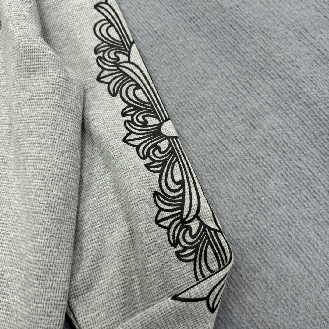 【毒家現物正確版】Chクロちゃん新型ワッフル馬蹄花腕プリント男女長袖tシャツ