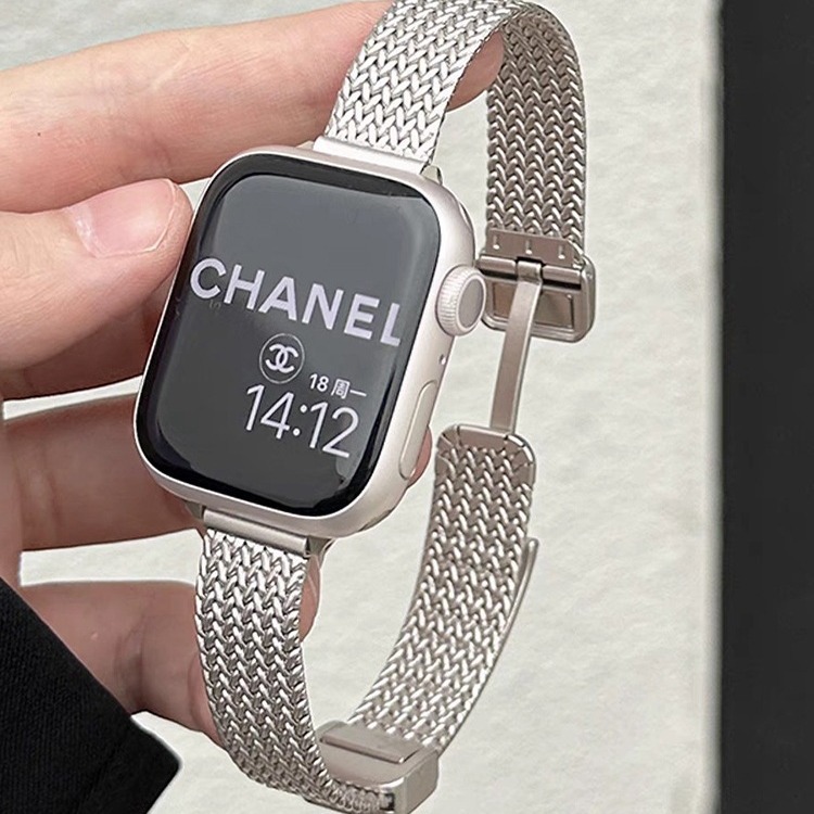 Suitable for Apple Watchs11 Wheat Spike Magnetic Buckle Strap Apple Watch Strap Iwatchs10987654
