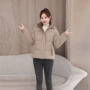 口袋加厚冬季连帽棉服