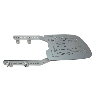 Electric Vehicles, Three-Hole Combination Bracket, Motorcycle tail - 201-stainless-steel4-hole-vertical-side-holesadjustable-mounting-extended-sheet-metal-strip-25x25-universal-plate