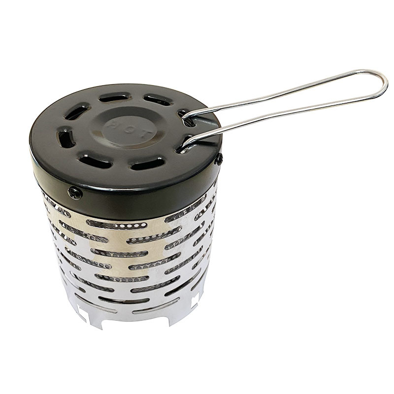 Cubierta de calefacción para acampar al aire libre mini estufa de calefacción cubierta de calefacción para acampar estufa de acero inoxidable calefacción por infrarrojos