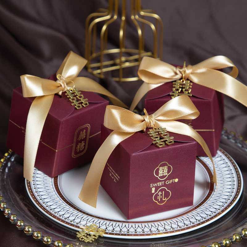 Creative Wedding Candy Box, Wholesale New Fashion Chinese Style Candy Box, Wedding Gourmet Candy Box Set