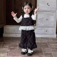 WW秋季女童装女宝宝婴儿童1衣服小童34周岁秋装三件套装洋气6-8月