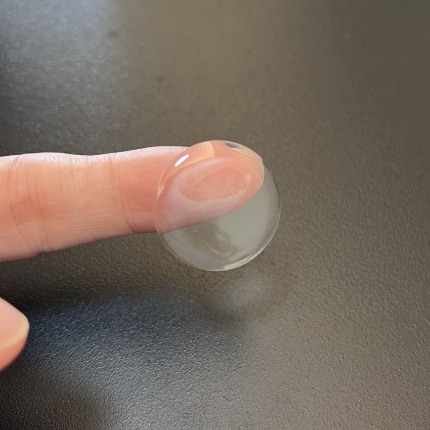 2CM圆形纯透明水晶滴塑标贴圆顶凝胶3D环氧树脂塑料贴纸高透PET