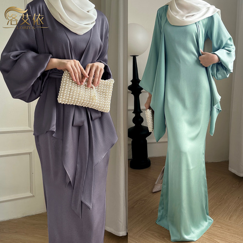 2024 Loriya Amazon eBay AliExpress Elegant Solid Color Two-Piece Set LR815