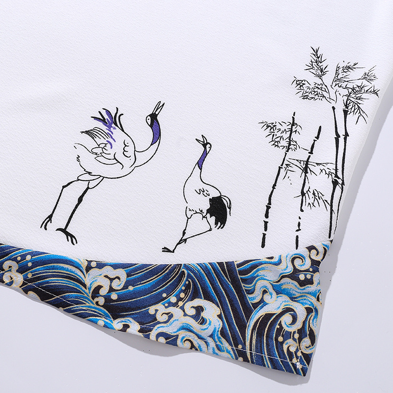 Men's Clothing Ice silk suit men's summer thin Tang suit short sleeve casual large size style men's loose Hanfu suit_voghion.com