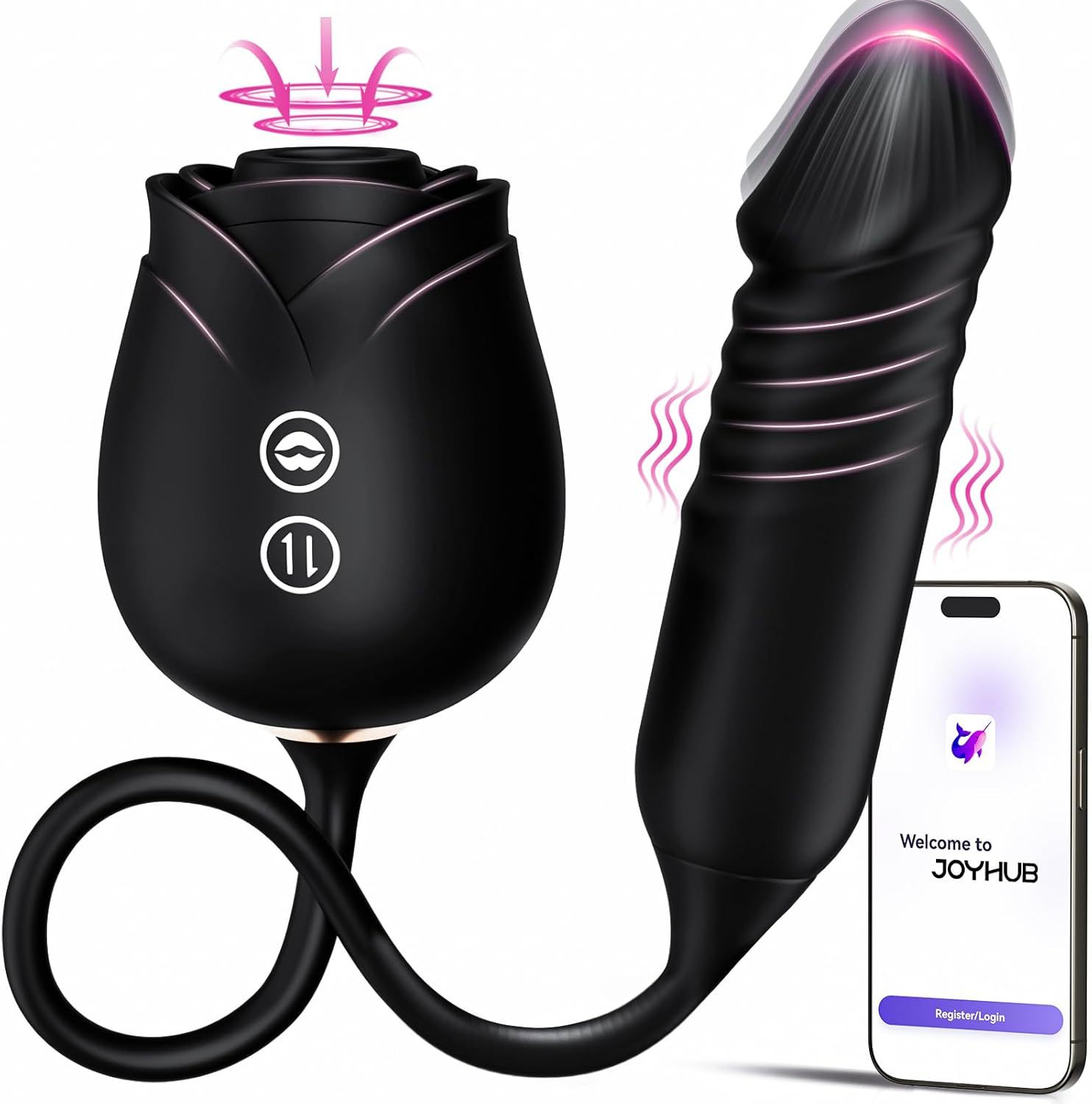 Amazon nuevo rosa chupar pezón saltar huevo simulación de masturbación femenina vibración telescópica producto sexual