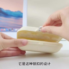 Mini Pill Box Portable Outdoor Travel Pill Organizer with Thick Sealable Moisture-Proof Carry-on Divided Storage Pill Box