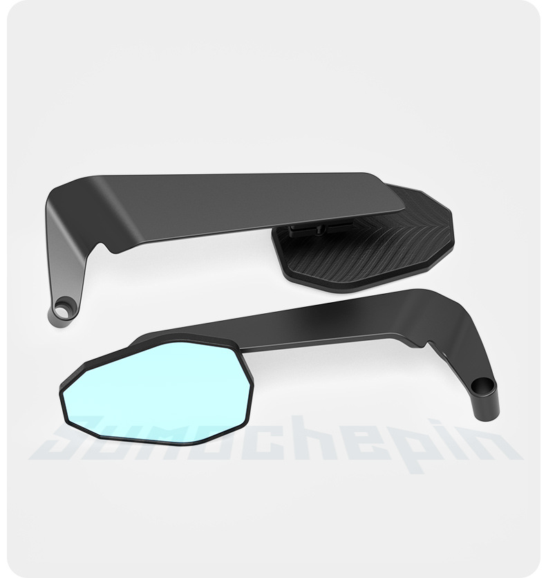 Motorcycle Electric Vehicle Modified New Fixed Wing Rearview Mirror Maverick Nine Core Universal Large Field of View Reflector